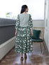 MULMUL ESHANA FLORAL BLOCK PRINTED DRESS MULMUL ESHANA FLORAL BLOCK PRINTED DRESS